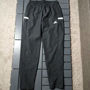 Adidas Response Astro Pants Unisex Sz Small Climalite Black Zipper Ankle Running